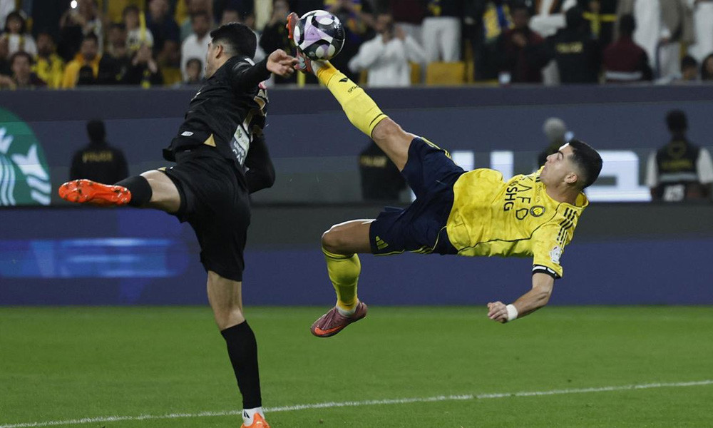 রোনালদোর বাইসাইকেল গোলে আল নাসরের বিশাল জয়