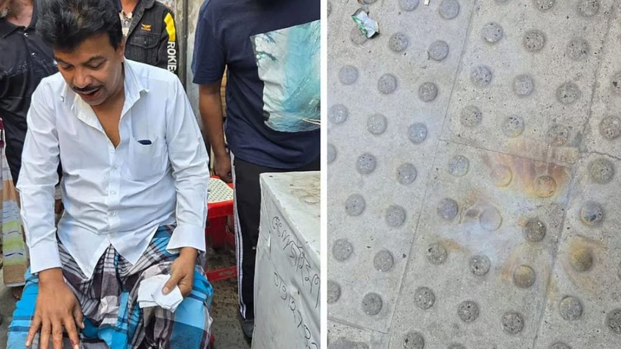 নিউ ইস্কাটন রোডে ককটেল বিস্ফোরণ