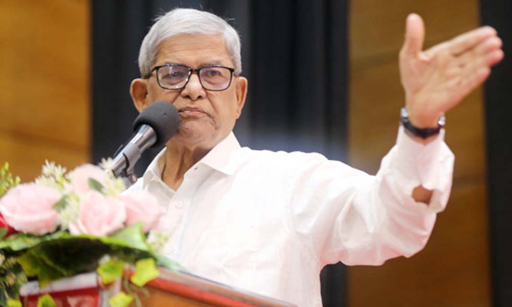 নির্বাচন ও গণভোট একই দিনে হতে হবে : মির্জা ফখরুল