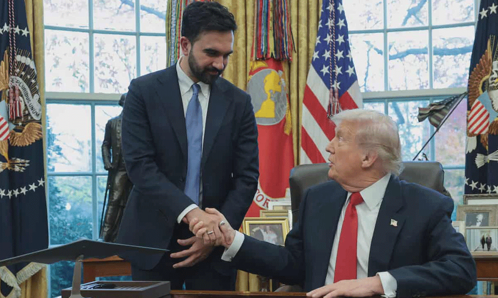 নিউইয়র্ক দারুণ এক মেয়র পাবে : মামদানির সঙ্গে বৈঠকের পর ট্রাম্প