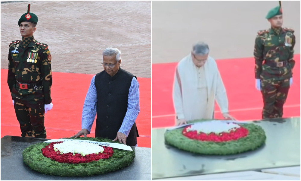 শহীদ বুদ্ধিজীবীদের প্রতি রাষ্ট্রপতি ও প্রধান উপদেষ্টার শ্রদ্ধা