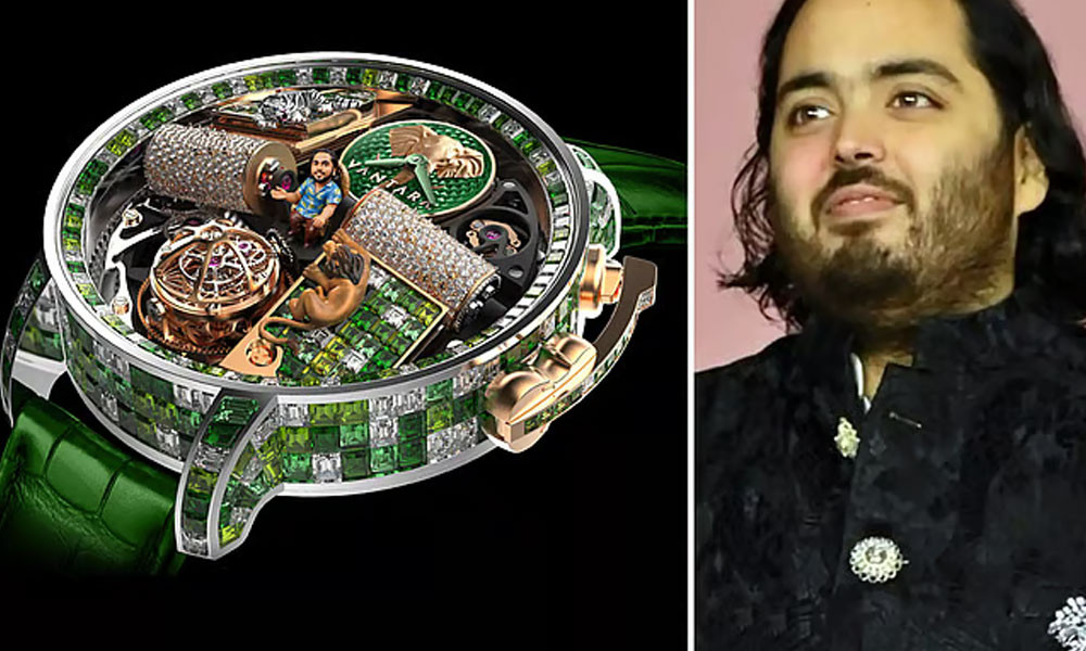 অনন্ত আম্বানিকে শ্রদ্ধা জানাতে ১.৫ মিলিয়ন ডলার মূল্যের বিশেষ ঘড়ি ‘ভান্তারা ওয়াচ’