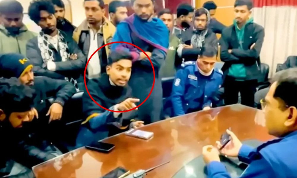 ওসিকে হুমকি দেওয়া সেই বৈষম্যবিরোধী নেতা গ্রেপ্তার