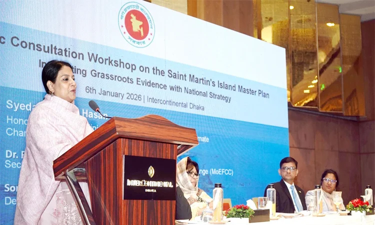 সেন্টমার্টিন রক্ষায় টেকসই পরিকল্পনাসহ মাস্টারপ্ল্যান চূড়ান্তে গুরুত্বারোপ তথ্য ও সম্প্রচার উপদেষ্টার