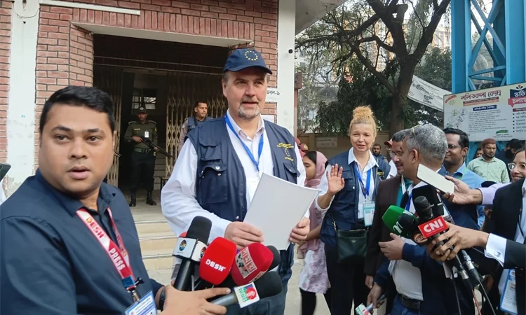 আজ বাংলাদেশের গণতন্ত্রের জন্য তাৎপর্যপূর্ণ দিন : ইইউ প্রধান নির্বাচন পর্যবেক্ষক