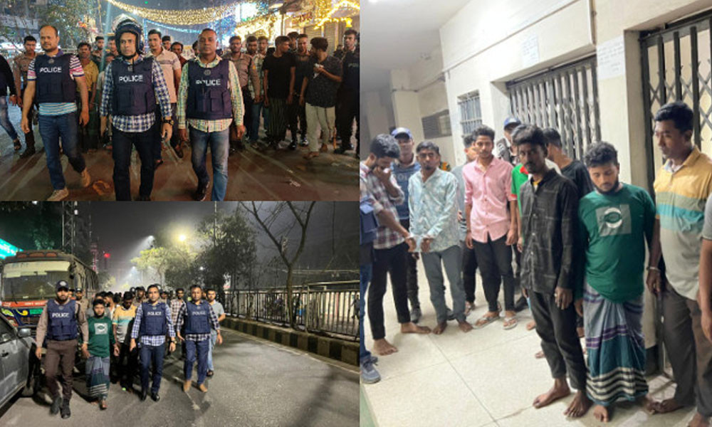 মধ্যরাতে হঠাৎ রাজধানীর দুই থানা এলাকায় অভিযান, অতঃপর…