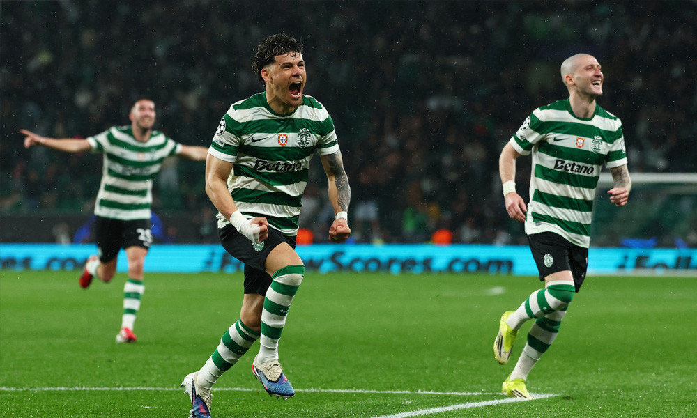 অবিশ্বাস্য প্রত্যাবর্তনে কোয়ার্টার ফাইনালে স্পোর্টিং সিপি