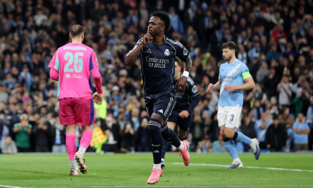 ভিনিসিয়ুসের জোড়া গোলে সিটির স্বপ্ন ভেঙে কোয়ার্টারে রিয়াল