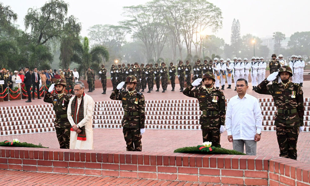 স্বাধীনতা দিবসে জাতীয় স্মৃতিসৌধে রাষ্ট্রপতি ও প্রধানমন্ত্রীর শ্রদ্ধা