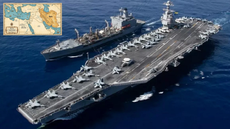 সবচেয়ে বড় রণতরীকে ভূমধ্যসাগর থেকে লোহিত সাগরে নিয়ে যাচ্ছে যুক্তরাষ্ট্র