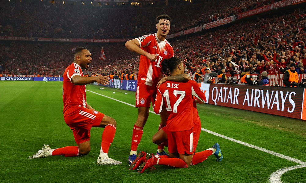 লাল কার্ডেই শেষ রিয়ালের স্বপ্ন, সেমিতে বায়ার্ন