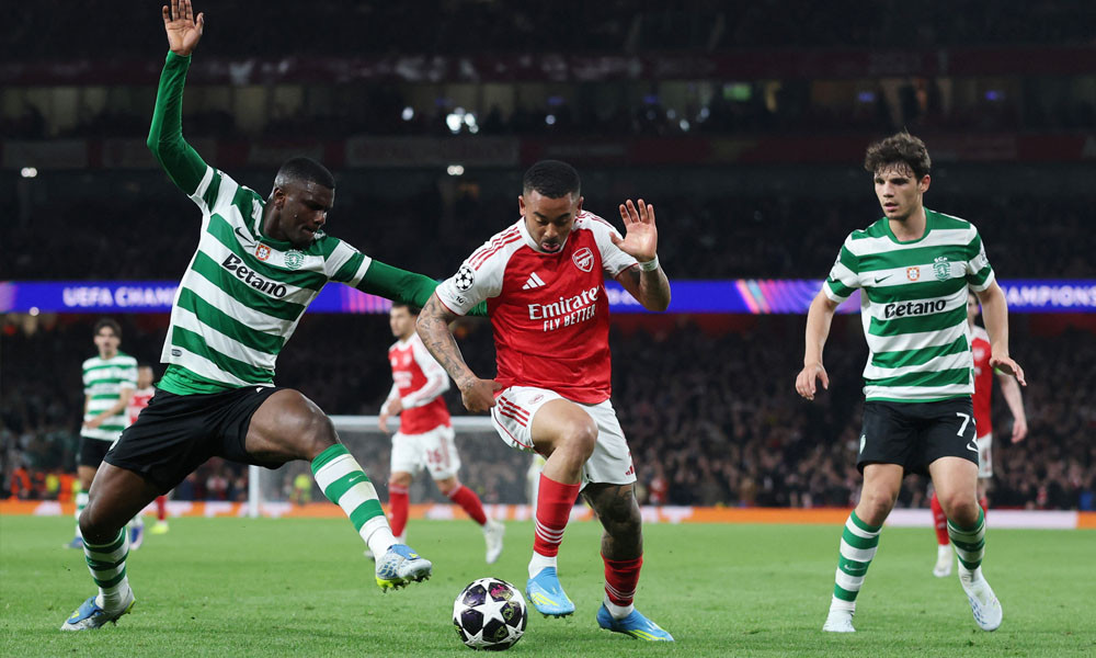 স্পোর্টিংকে আটকে দিয়ে সেমিফাইনালে আর্সেনাল