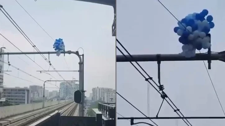 ১৫ মিনিট বন্ধ থাকার পর মেট্রোরেল চলাচল স্বাভাবিক