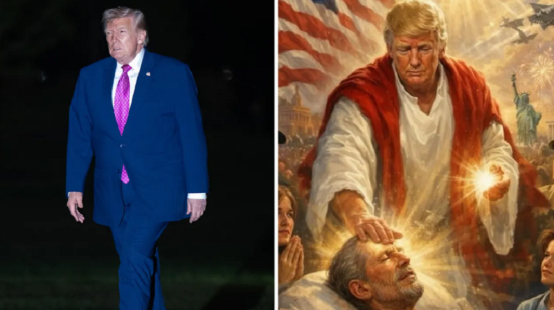 ‘যিশু সদৃশ’ ছবি নিয়ে বিতর্কে পড়ে ডিলিট করলেন ট্রাম্প