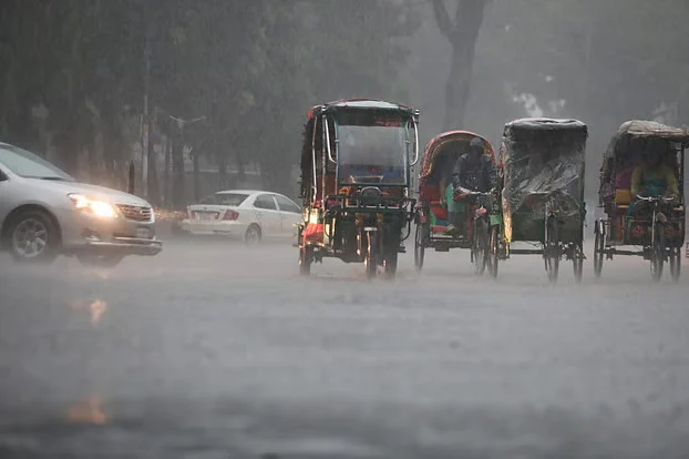 রাজধানীতে দুই ঘণ্টায় ৫৪ মিলিমিটার বৃষ্টি
