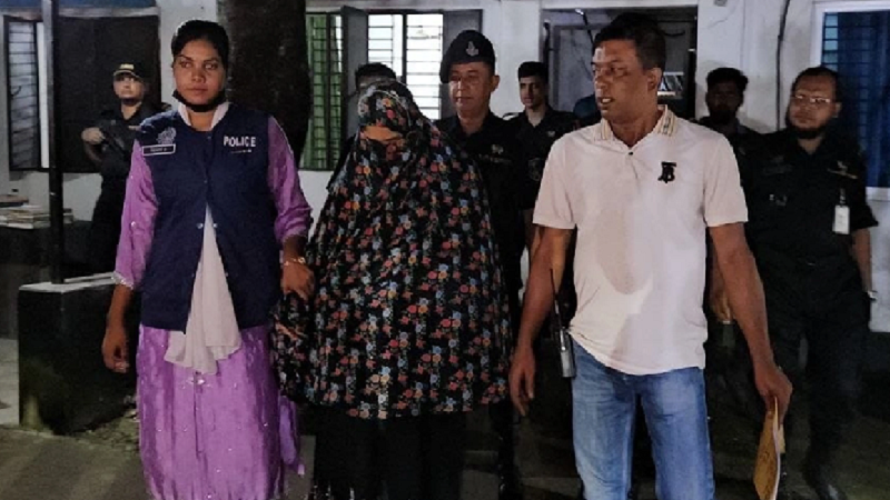 ৩ মাসের শিশুর পা মুচড়ে নির্যাতনের ঘটনায় অভিযুক্ত সেই চাচি গ্রেপ্তার