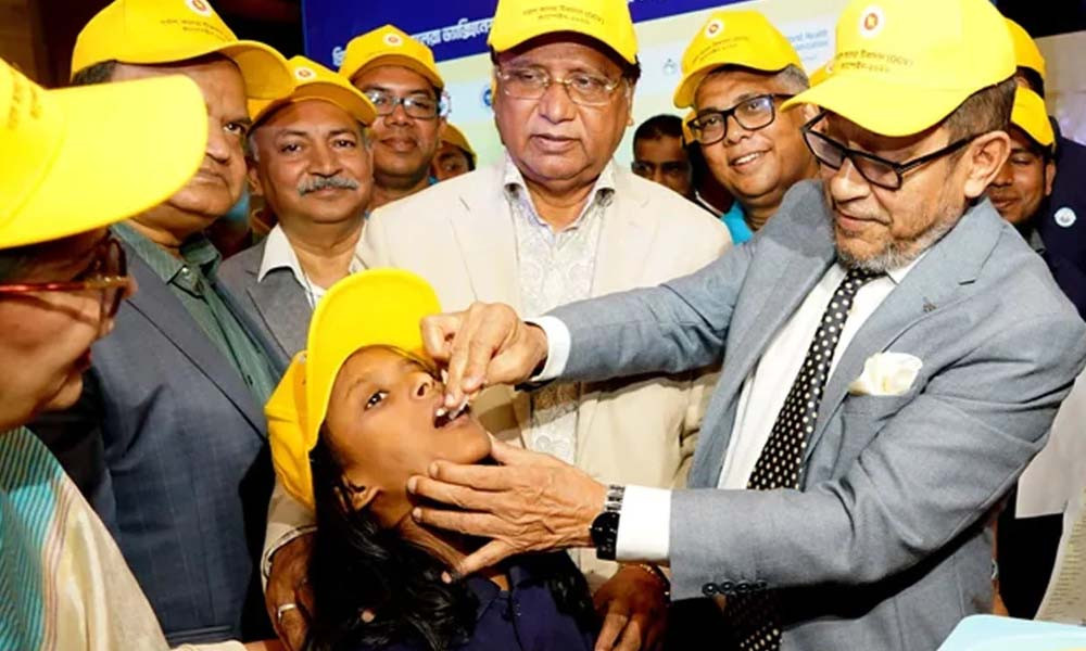 আজ থেকে শুরু কলেরা টিকার ক্যাম্পেইন