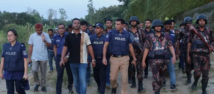 জঙ্গল সলিমপুরে ফের আইনশৃঙ্খলা বাহিনীর অভিযান, যা বললেন এসপি মাসুদ