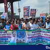 সেলফি পরিবহনের রুট পারমিট বাতিলের দাবিতে ঢাকা-আরিচা মহাসড়কে বিক্ষোভ