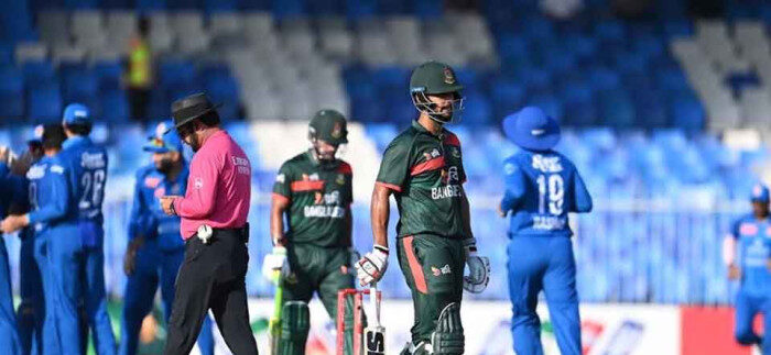 এবার আফগানিস্তানের কাছে ৭ উইকেটে হারল বাংলাদেশ