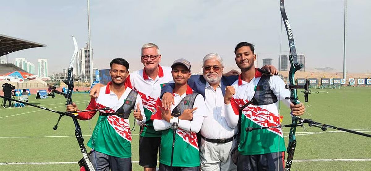 এশিয়া কাপ আর্চারিতে রিকার্ভ দলগত বিভাগে সেরা বাংলাদেশ