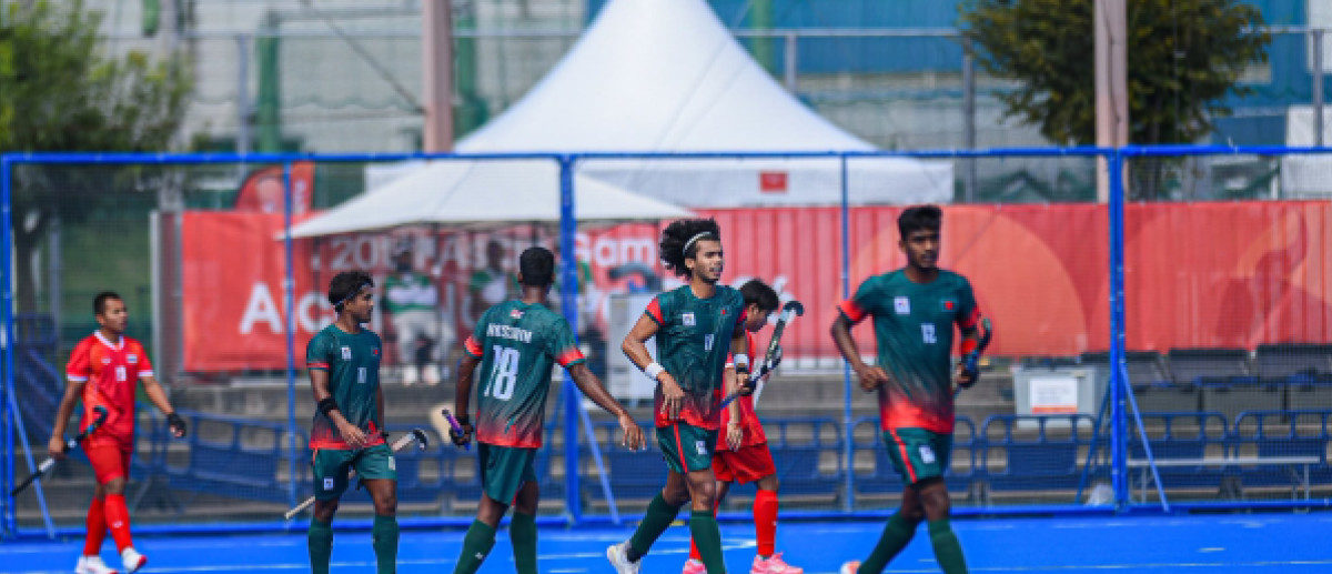 থাইল্যান্ডকে হারিয়ে সপ্তম বাংলাদেশ