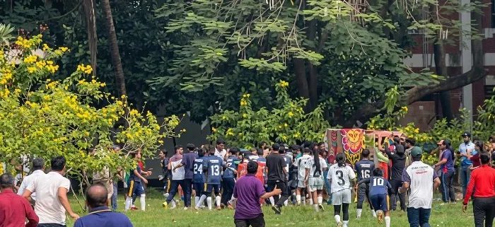আন্তঃবিশ্ববিদ্যালয় নারী ফুটবলের ফাইনালে সংঘর্ষ, যবিপ্রবির ৯ খেলোয়াড় আহত