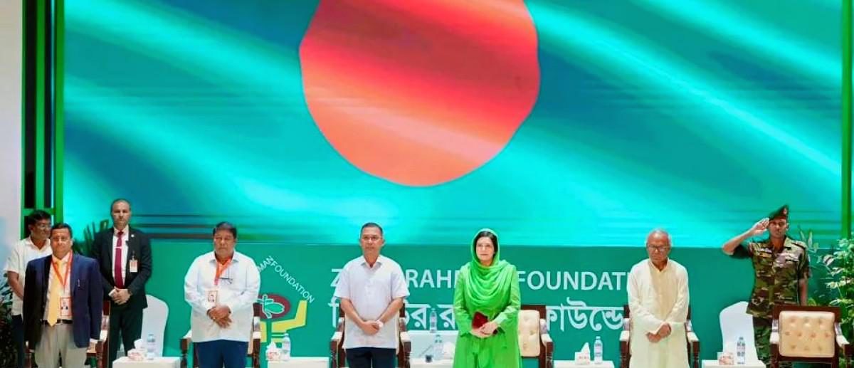 জিয়াউর রহমান ফাউন্ডেশনের প্রতিষ্ঠাবার্ষিকীর সভায় যোগ দিলেন প্রধানমন্ত্রী