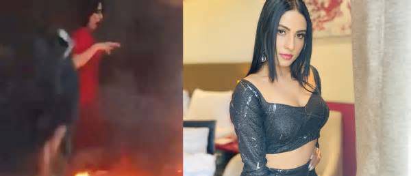 শুটিং সেটে ভয়াবহ আগুন, অল্পের জন্য রক্ষা পেলেন অভিনেত্রী
