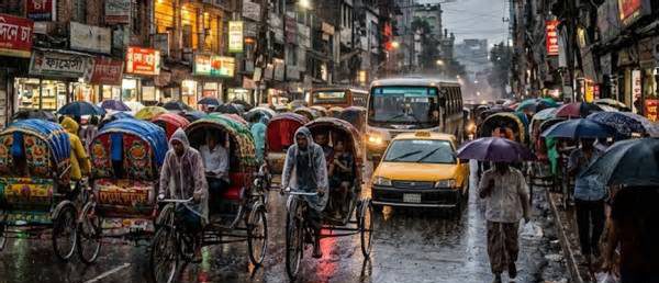 ঢাকায় বৃষ্টির সম্ভাবনা, নদীবন্দরে সতর্কতা