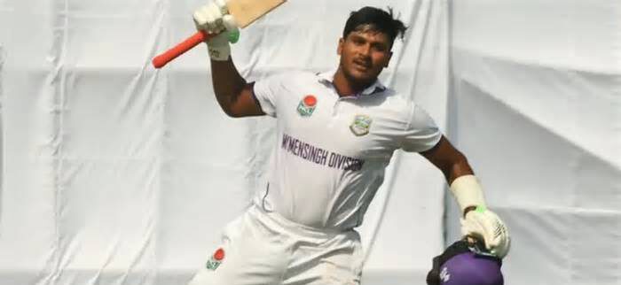 জাতীয় লিগে মাহফিজুলের ডাবল সেঞ্চুরি