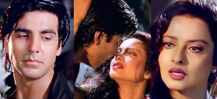 চিত্রনাট্যে ছিল না, কিন্তু সাহসী দৃশ্যে রাজি ছিলেন রেখা-অক্ষয়