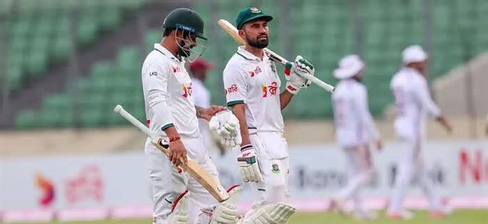 সাদমানকে সেঞ্চুরির অপেক্ষায় রেখে দিন শেষ করলো বাংলাদেশ