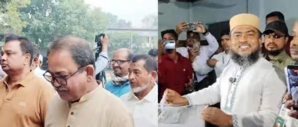 চলছে ঠাকুরগাঁও-১ আসনের উপনির্বাচন, ভোট দিলেন বিএনপি ও জামায়াত প্রার্থী