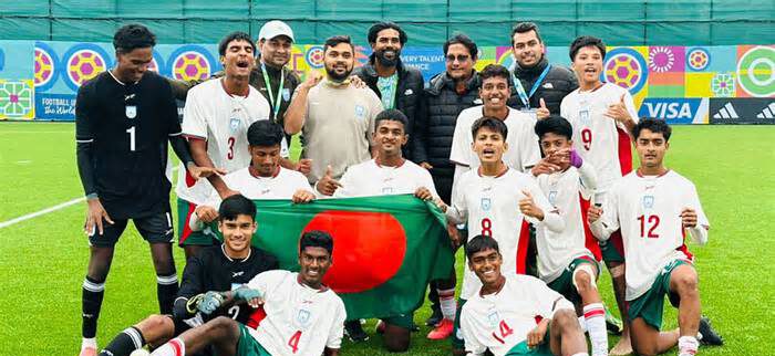 অনূর্ধ্ব-১৫ বিশ্বকাপ ও ফেস্টিভ্যালে মন্টেনেগ্রোকে উড়িয়ে দিল বাংলাদেশ